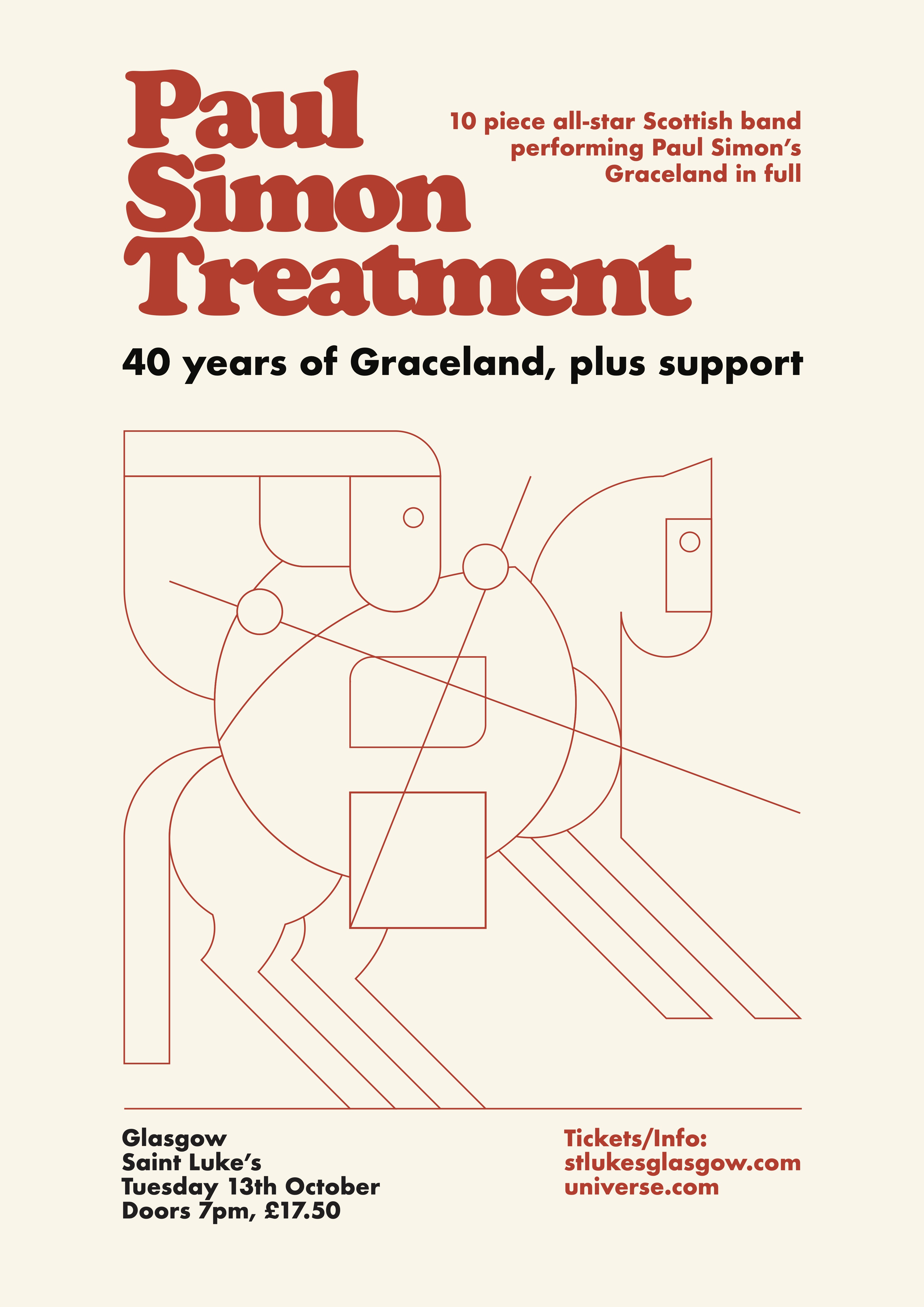 St Luke's Presents: Paul Simon Treatment – 40 Years of Graceland